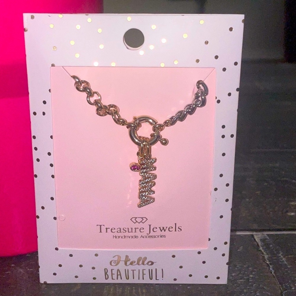 Treasure Jewels Two Tone Necklace Charm Mama Heart
Silver Gold Mixed Metals Gift - Picture 3 of 4